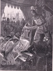 Queen Philippa Interceding for the Burghers of Calais, 1347
